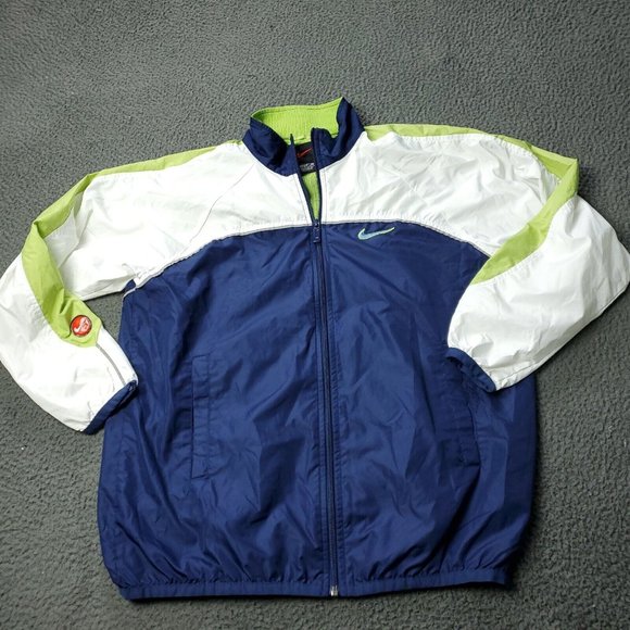 Nike Vintage Red Tag Lightweight Windbreaker Jacket  Womens Small 4 6 - Picture 1 of 10